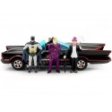 1966 TV Series Batmobile con Batman, Robin, Joker y Pingüino 1:24 Jada Toys 33737/253215011