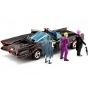 1966 TV Series Batmobile con Batman, Robin, Joker y Pingüino 1:24 Jada Toys 33737/253215011