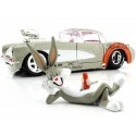 1957 Chevrolet Corvette + Figura Bugs Bunny Looney Tunes 1:24 Jada Toys 32390/253255041