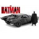 2022 Batmobile Con Figura de Batman "The Batman" Negro 1:24 Jada To...