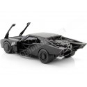 2022 Batmobile Con Figura de Batman "The Batman" Negro 1:24 Jada To...