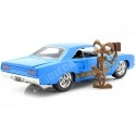 1970 Plymouth Road Runner + Wile E. Coyote "Looney Tunes" Azul/Negr...