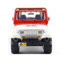 1992 Jeep Wrangler "Jurassic World" White/Red 1:24 Jada Toys 97806/...