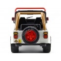 1992 Jeep Wrangler "Jurassic World" White/Red 1:24 Jada Toys 97806/...