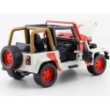 1992 Jeep Wrangler "Jurassic World" White/Red 1:24 Jada Toys 97806/...