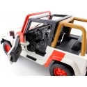 1992 Jeep Wrangler "Jurassic World" White/Red 1:24 Jada Toys 97806/...