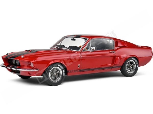 1967 Ford Shelby Mustang GT500 Rojo Burdeos 1:18 Solido S1802909