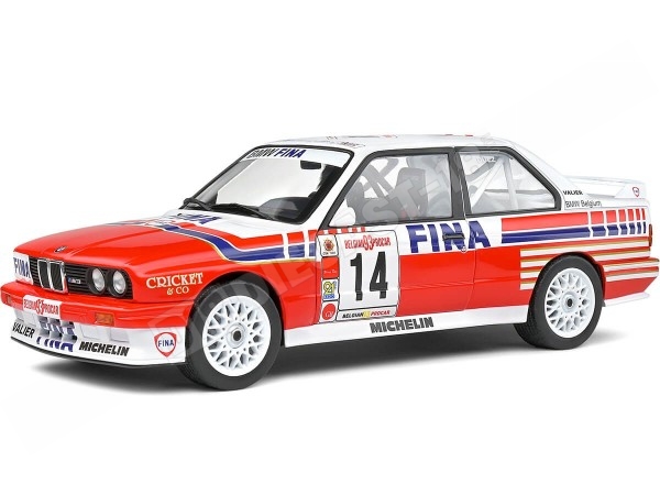 1993 BMW M3 (E30) Procar Nº14 Duez "Fina" Blanco/Rojo 1:18 Solido S1801523