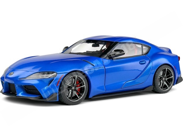 2021 Toyota Supra GR Azul Metalizado Horizonte 1:18 Solido S1809003