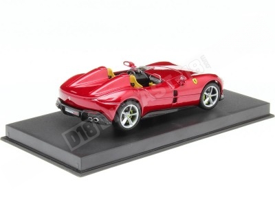 2018 Ferrari Monza SP2 Barchetta Biposto Rojo Cereza 1:43 Bburago Signature Series 36913 2