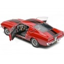 1967 Ford Shelby Mustang GT500 Rojo Burdeos 1:18 Solido S1802909