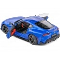 2021 Toyota Supra GR Azul Metalizado Horizonte 1:18 Solido S1809003