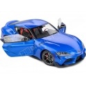 2021 Toyota Supra GR Azul Metalizado Horizonte 1:18 Solido S1809003