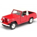 1967 Jeep Jeepster Commando Station Wagon Pick-Up Rojo/Blanco 1:24 Welly 24117