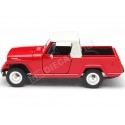 1967 Jeep Jeepster Commando Station Wagon Pick-Up Rojo/Blanco 1:24 Welly 24117