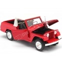 1967 Jeep Jeepster Commando Station Wagon Pick-Up Rojo/Blanco 1:24 Welly 24117