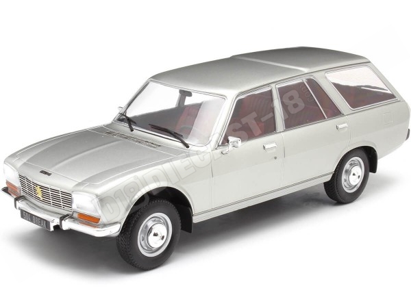 1976 Peugeot 504 Break Plateado 1:18 MC Group 18358