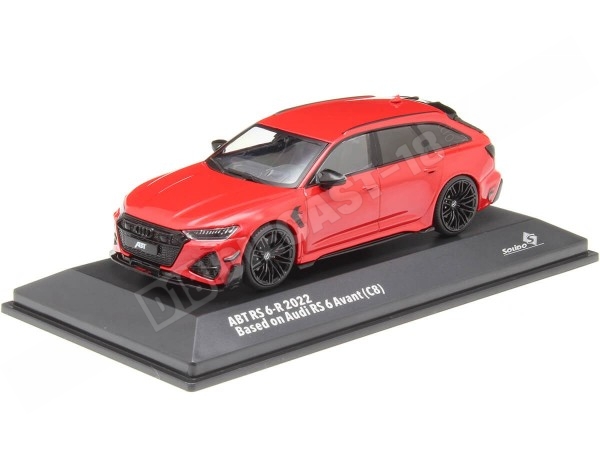 2022 ABT RS6-R Basado en Audi RS6 (C8) Misano Red 1:43 Solido S4310706