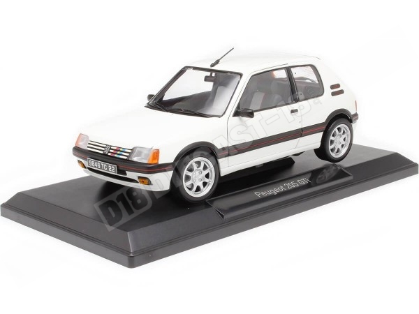 1989 Peugeot 205 GTi 1.9 Blanco Meije 1:18 Norev 184842