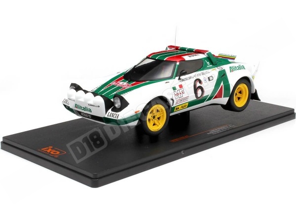 1976 Lancia Stratos HF Nº6 Waldegard/Thorszelius Rallye Monte Carlo 1:18 IXO Models 18RMC162B