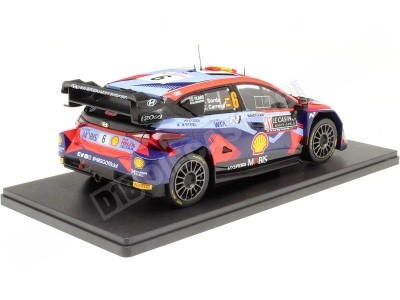 2023 Hyundai i20 N Rally1 Nº6 Sordo/Carrera Rallye Monte Carlo 1:18 IXO Models 18RMC153B 2