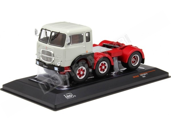 1961 Cabeza Tractora Fiat 690 T1 Gris/Rojo 1:43 IXO Models TR176.22