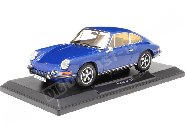 1969 Porsche 911 S Coupe Azul Marino 1:18 Norev 187647