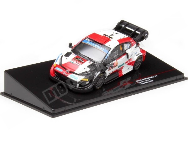 2022 Toyota GR Yaris Rally1 Nº4 Lappi/Ferm Rally Ypres 1:43 IXO Models RAM874.22