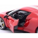 2022 Ferrari 296 GTB Assetto Fiorano Rojo/Blanco 1:18 Bburago 16017