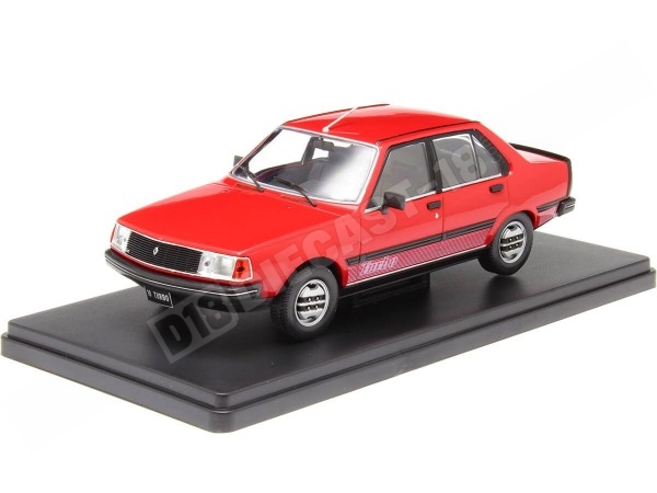 1980 Renault 18 R18 Turbo Rojo 1:24 WhiteBox 124213