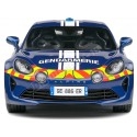 2023 Alpine A110 Gendarmería Francesa Azul Decorado 1:18 Solido S1801628