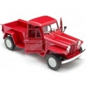 1947 Jeep Willys Pickup Rojo 1:24 Welly 24116