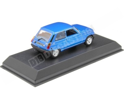 1977 Renault 5 R5 Alpine Azul 1:43 Norev 510512 2