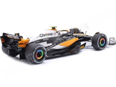 2023 McLaren MCL60 Nº4 Lando Norris GP F1 Gran Bretaña 1:18 Solido ... 2