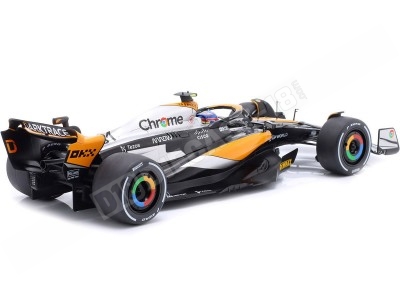 2023 McLaren MCL60 Nº81 Oscar Piastri GP F1 Gran Bretaña 1:18 Solid... 2