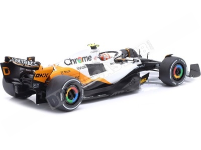 2023 McLaren MCL60 Nº4 Lando Norris GP F1 Mónaco 1:18 Solido S1811203 2