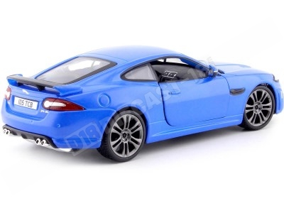 2011 Jaguar XKR-S Azul Mate 1:24 Bburago 21063 2