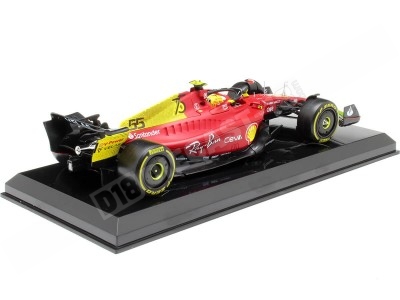 2022 Scudería Ferrari F1-75 Nº55 Carlos Sainz GP F1 Monza 1:24 Bburago 26806S 2