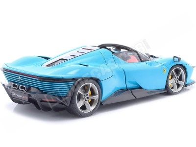 2022 Ferrari Daytona SP3 Baby Blue 1:18 Bburago Signature Series 16912 2