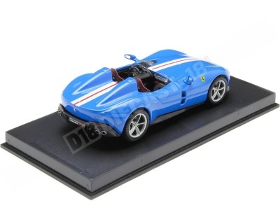 2018 Ferrari Monza SP2 Barchetta Biposto Azul/Blanco 1:43 Bburago S... 2