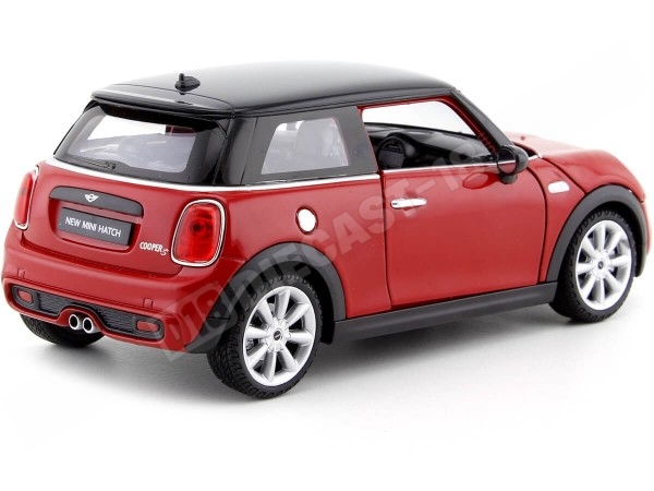 2014 Mini Cooper S Rojo/Negro 1:24 Welly 24058