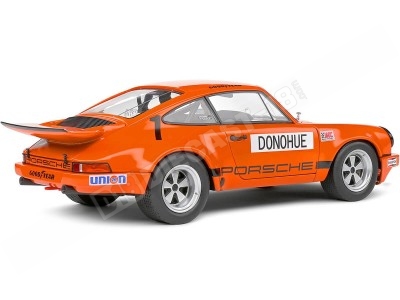 1974 Porsche 911 Carrera 3.0 RSR Nº1 Mark Donohue Ganador IROC Daytona 1:18 Solido S1810701 2