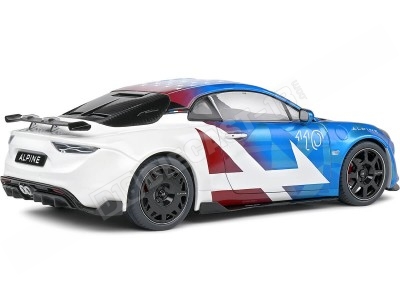 2023 Alpine A110 Radicale US Racing Azul/Blanco/Rojo Decorado 1:18 Solido S1801627 2