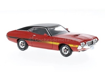 Cochesdemetal.es 1972 Ford Gran Torino Sport Rojo/Negro 1:43 IXO Models CLC565N.22