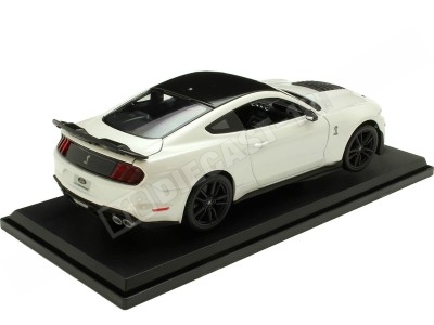 2020 Ford Mustang Shelby GT500 Blanco Perla 1:18 Maisto 31452 2