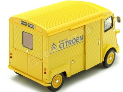 1969 Citroen Type HY Servicio Técnico Citroen Amarillo 1:24 Welly 24019 2