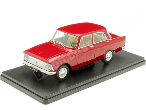 1966 Moskvich 408 Rojo Oscuro 1:24 WhiteBox 124225