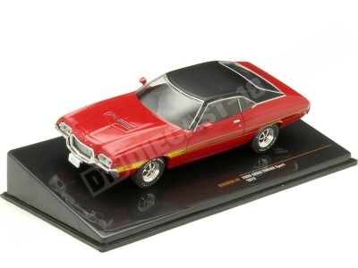 1972 Ford Gran Torino Sport Rojo/Negro 1:43 IXO Models CLC565N.22