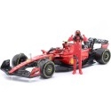 2023 Ferrari SF-23 Fórmula 1 Nº55 Carlos Sainz + Figura del Piloto 1:24 Bburago 26809