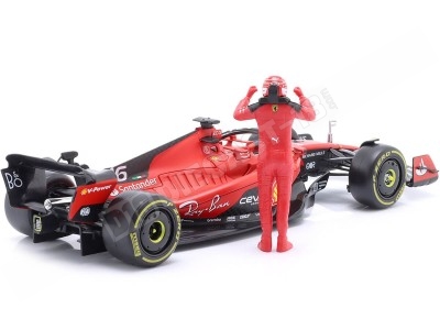 2023 Ferrari SF-23 Fórmula 1 Nº16 Charles Leclerc + Figura del Pilo... 2